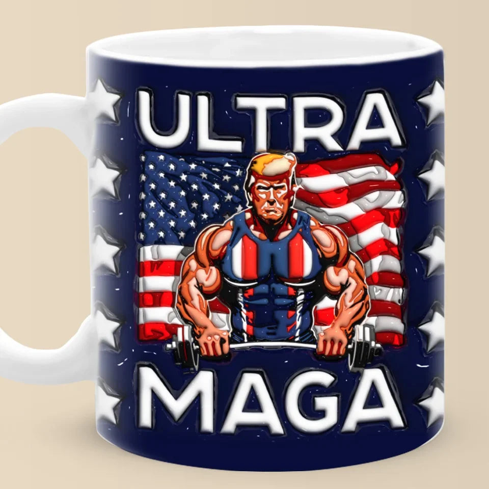 Gyming Trump Ultra Maga Inflated 3D Mug Donald Trump For President 2024 Mug Gifts For Gymers Gyming Trump Ultra Maga Inflated 3D Mug Donald Trump For President 2024 Mug Gifts For Gymers