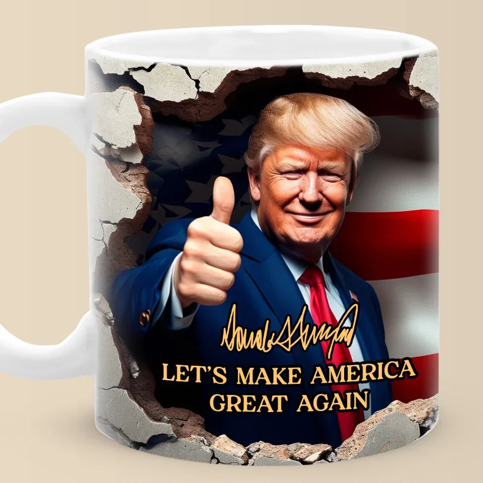 Let's make America Great Again Trump 2024 Mug Vote For Donald Trump Cup MAGA Gifts For Father Let's make America Great Again Trump 2024 Mug Vote For Donald Trump Cup MAGA Gifts For Father