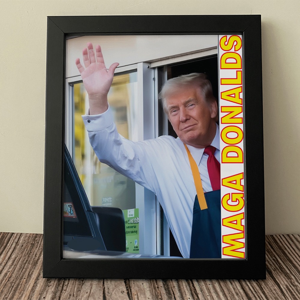 Magadonald Picture Poster Make America Great Again Poster Pro Trump 2024 Merch Magadonald Picture Poster Make America Great Again Poster Pro Trump 2024 Merch