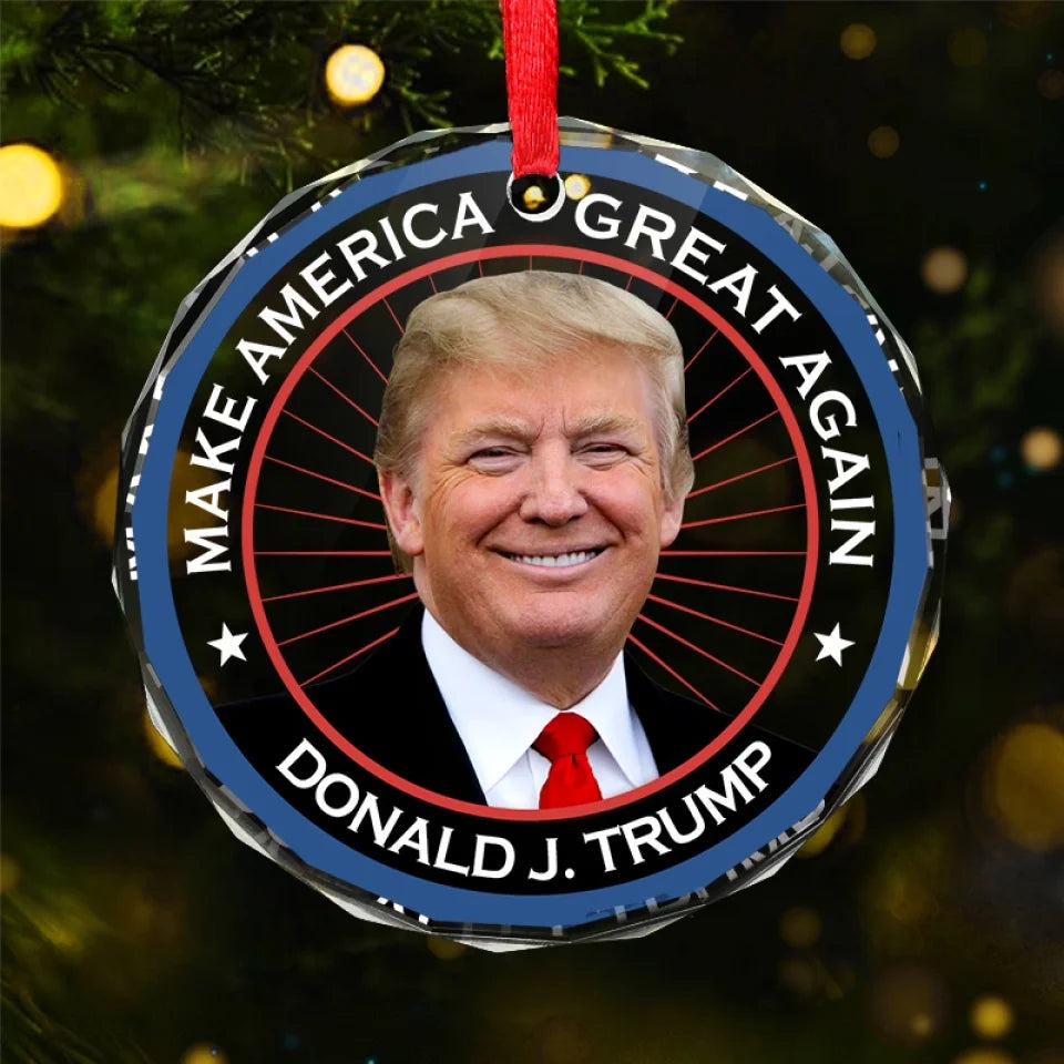 Make America Make Again Donald J Trump Ornament MAGA 2024 Trump For President Ornament Make America Make Again Donald J Trump Ornament MAGA 2024 Trump For President Ornament