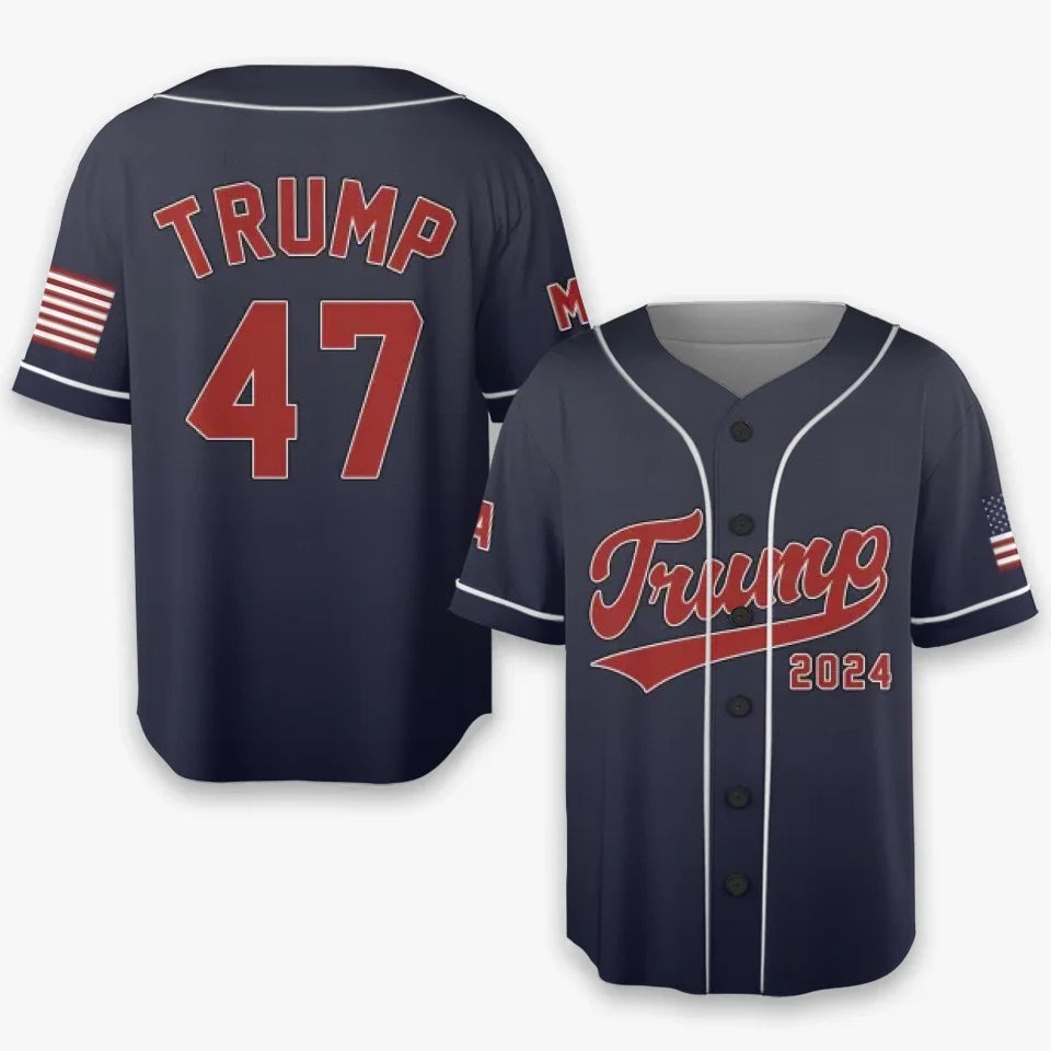 Trump 2024 Baseball Jersey Donald Trump 47th President Jersey Gifts For MAGA Supporters Trump 2024 Baseball Jersey Donald Trump 47th President Jersey Gifts For MAGA Supporters