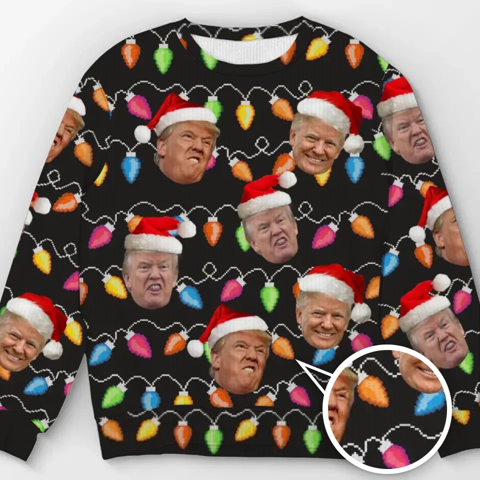 Trump 2024 Christmas Lights Sweater Donald Trump For President Sweater MAGA Gifts For Xmas Trump 2024 Christmas Lights Sweater Donald Trump For President Sweater MAGA Gifts For Xmas