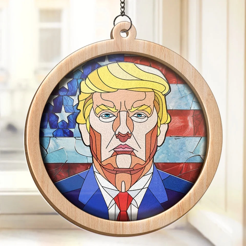 Trump For President 2 Layer Ornament Trump 2024 Campaign Xmas Tree Ornaments MAGA Merch Trump For President 2 Layer Ornament Trump 2024 Campaign Xmas Tree Ornaments MAGA Merch