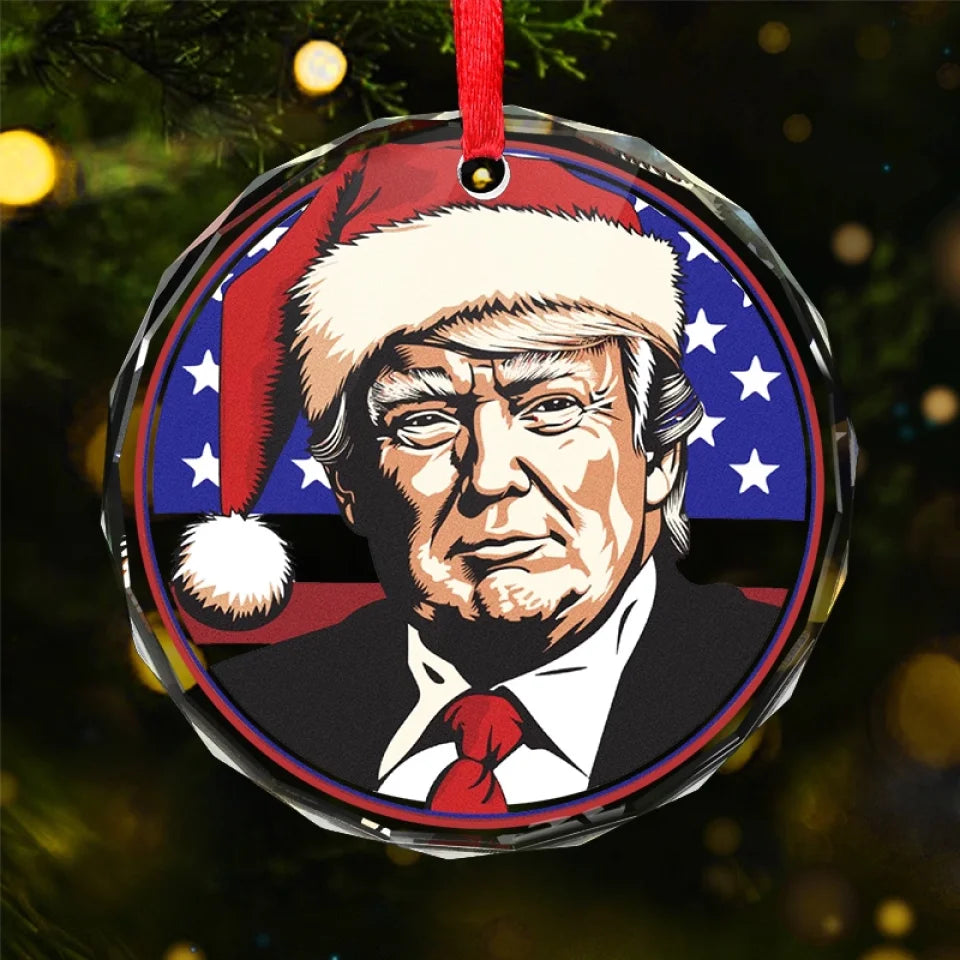 Trump For President 2024 Ornament For Christmas Pro Donald Trump Ornament MAGA Merchandise Trump For President 2024 Ornament For Christmas Pro Donald Trump Ornament MAGA Merchandise
