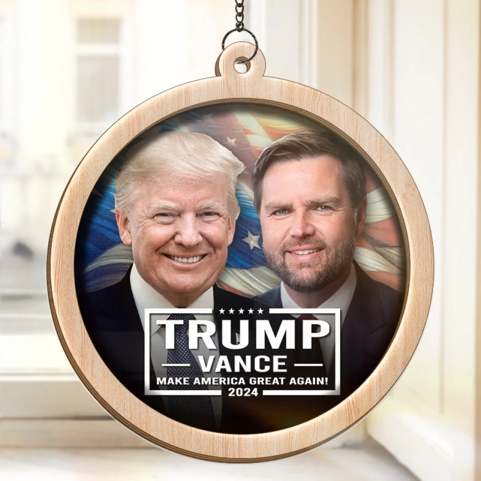 Trump Vance 2024 Make America Great Again 2 Layer Ornament Vote Donald Trump MAGA Ornament Trump Vance 2024 Make America Great Again 2 Layer Ornament Vote Donald Trump MAGA Ornament