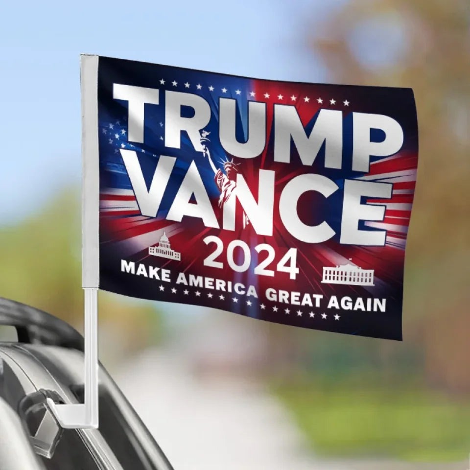 Trump Vance 2024 Make America Great Again Car Window Flag Trump For President 2024 MAGA Flag Trump Vance 2024 Make America Great Again Car Window Flag Trump For President 2024 MAGA Flag