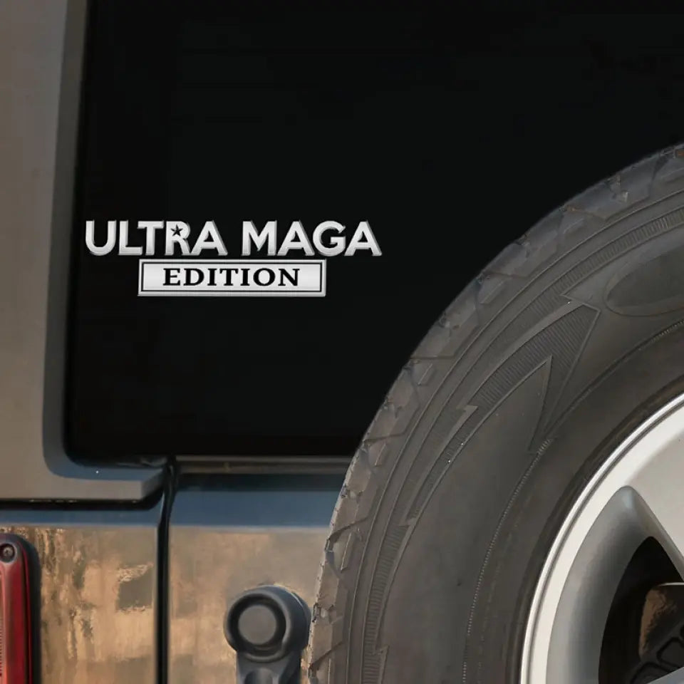 Ultra MAGA Edition Car Sticker Make America Great Again Trump 2024 Merch Patriotic Decal Ultra MAGA Edition Car Sticker Make America Great Again Trump 2024 Merch Patriotic Decal