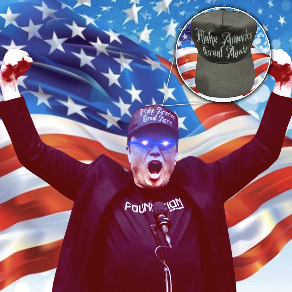 Dark Gothic Maga Hat Elon Musk Cap Make America Great Again Embroidered Hat Trump Merch Dark Gothic Maga Hat Elon Musk Cap Make America Great Again Embroidered Hat Trump Merch
