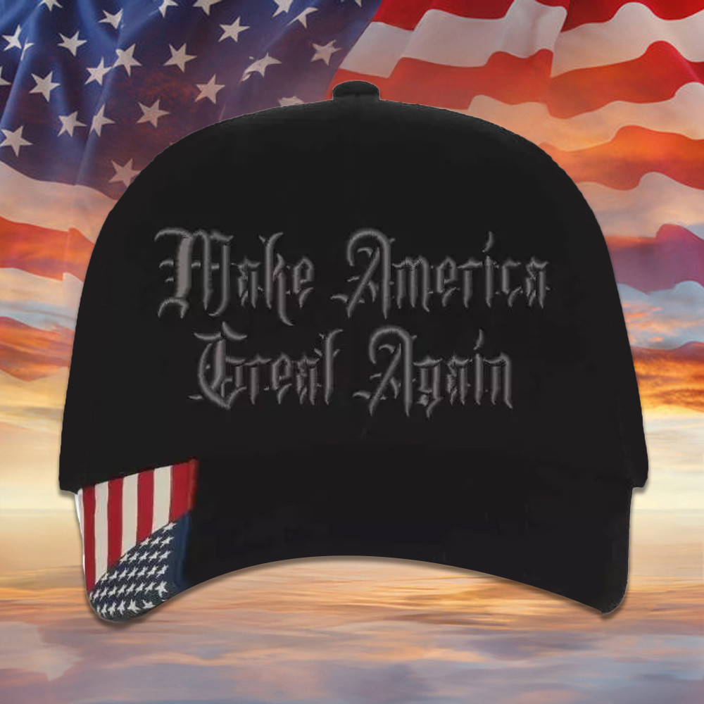 Dark Gothic Maga Hat Embroidered Make America Great Again Cap MAGA Trump 45-47 Hat Dark Gothic Maga Hat Embroidered Make America Great Again Cap MAGA Trump 45-47 Hat