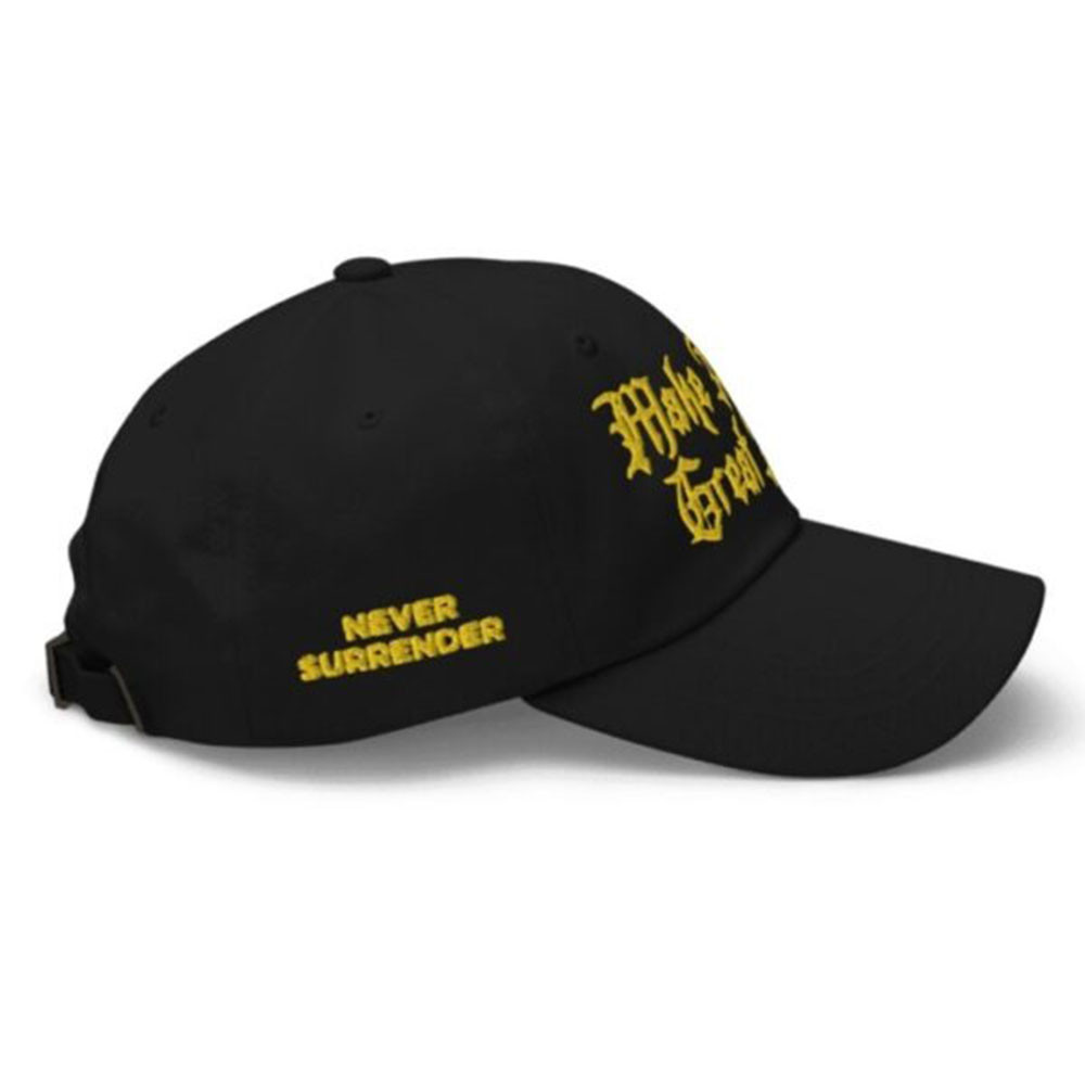 Dark Gothic MAGA Hat Make America Great Again Donald Trump Merch Dark Gothic MAGA Hat Make America Great Again Donald Trump Merch