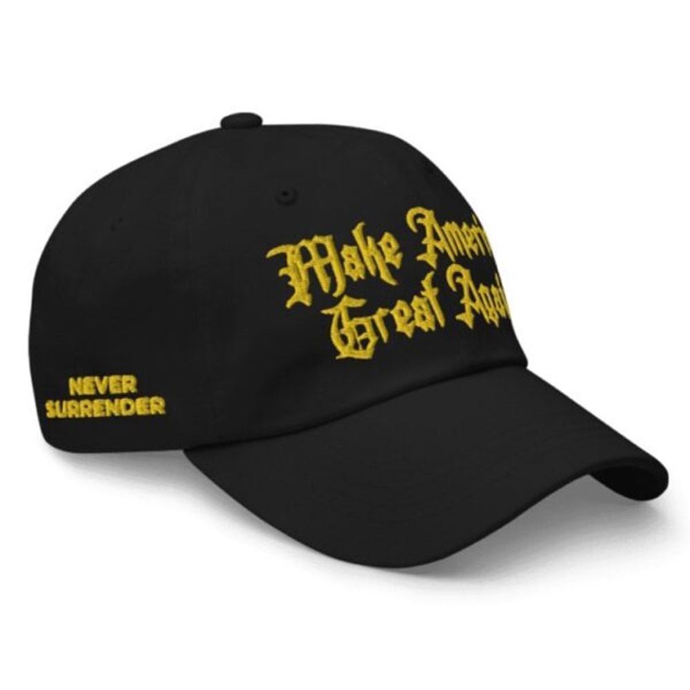 Dark Gothic MAGA Hat Make America Great Again Donald Trump Merch Dark Gothic MAGA Hat Make America Great Again Donald Trump Merch