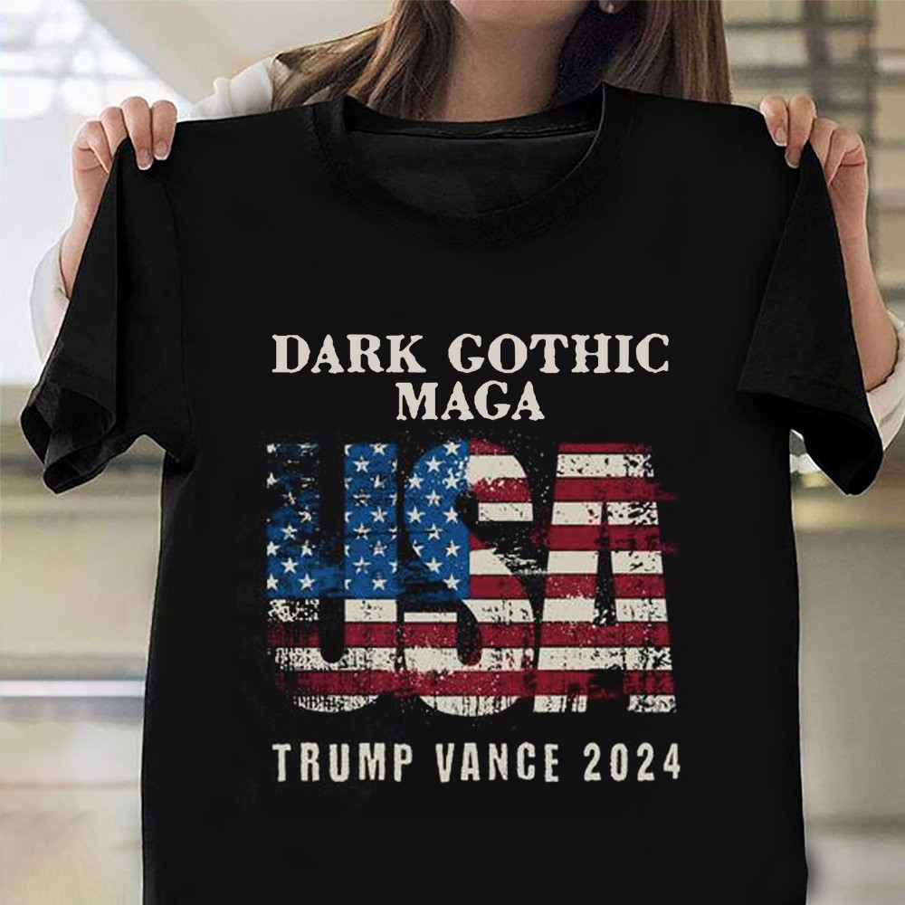 Dark Gothic Maga Shirt Elon Musk Maga T-Shirt Make America Great Again Trump Vance Merch Dark Gothic Maga Shirt Elon Musk Maga T-Shirt Make America Great Again Trump Vance Merch