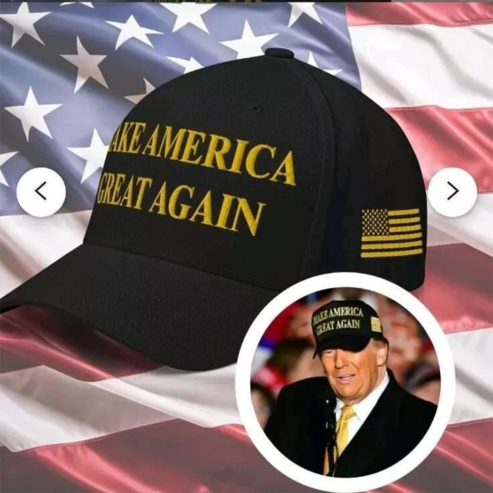 Donald Trump Black And Gold MAGA Hat Make America Great Again Hat Trump Dark MAGA Hat Donald Trump Black And Gold MAGA Hat Make America Great Again Hat Trump Dark MAGA Hat