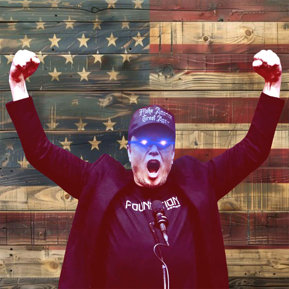 Elon Musk Dark Gothic MAGA Hat Make America Great Again Trump Black Dar MAGA Hat Elon Musk Dark Gothic MAGA Hat Make America Great Again Trump Black Dar MAGA Hat