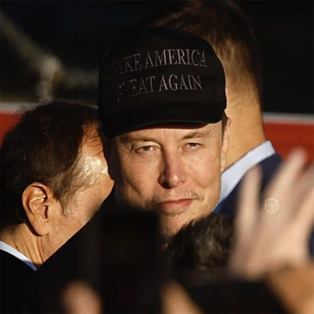Elon Musk Dark MAGA Hat Black Make America Great Again Hat Elon Musk Dark MAGA Hat Black Make America Great Again Hat