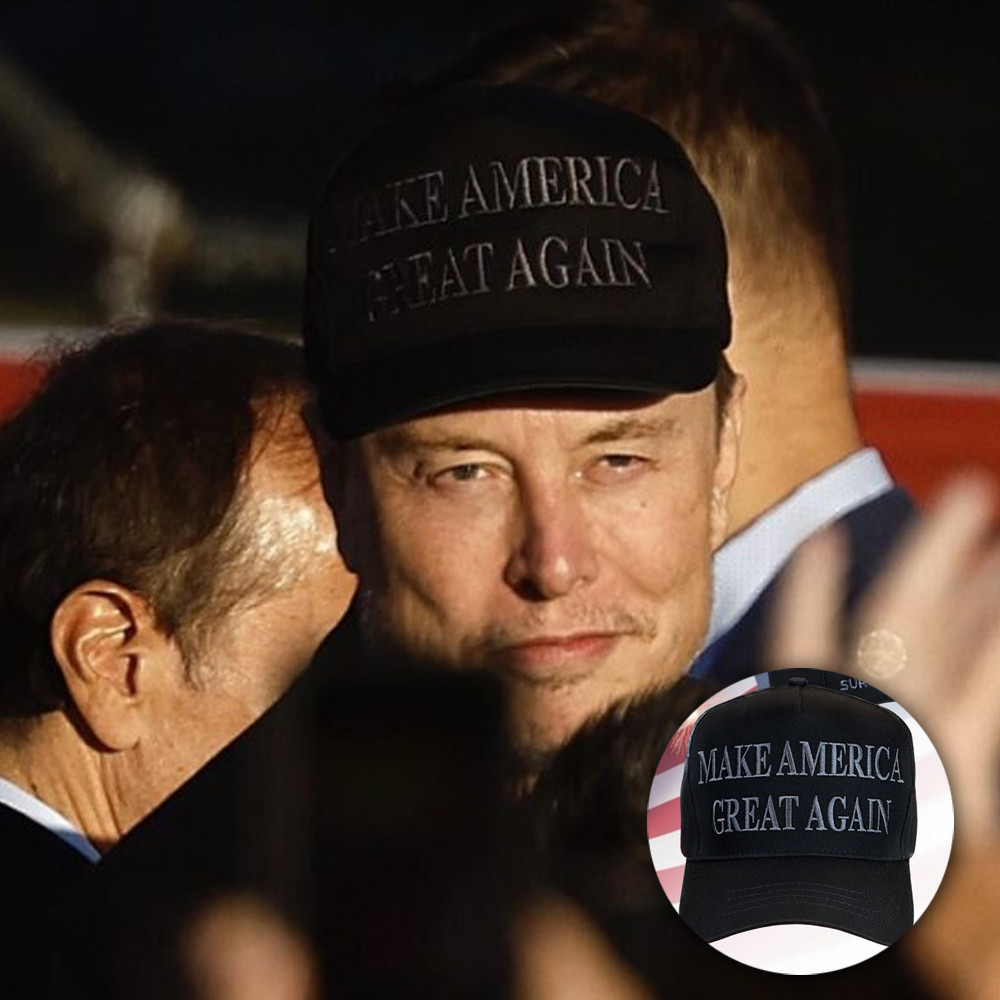 Elon Musk Make America Great Again Hat Embroidered Black Maga Hat Dark Maga Donald Trump Merch Elon Musk Make America Great Again Hat Embroidered Black Maga Hat Dark Maga Donald Trump Merch