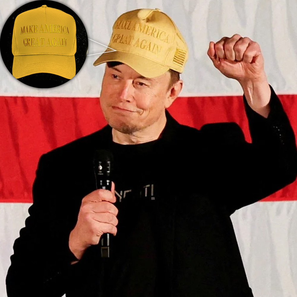 Gold Dark Maga Hat Embroidered Elon Musk Trump Hat Make America Great Again Trump 2024 Merch Gold Dark Maga Hat Embroidered Elon Musk Trump Hat Make America Great Again Trump 2024 Merch