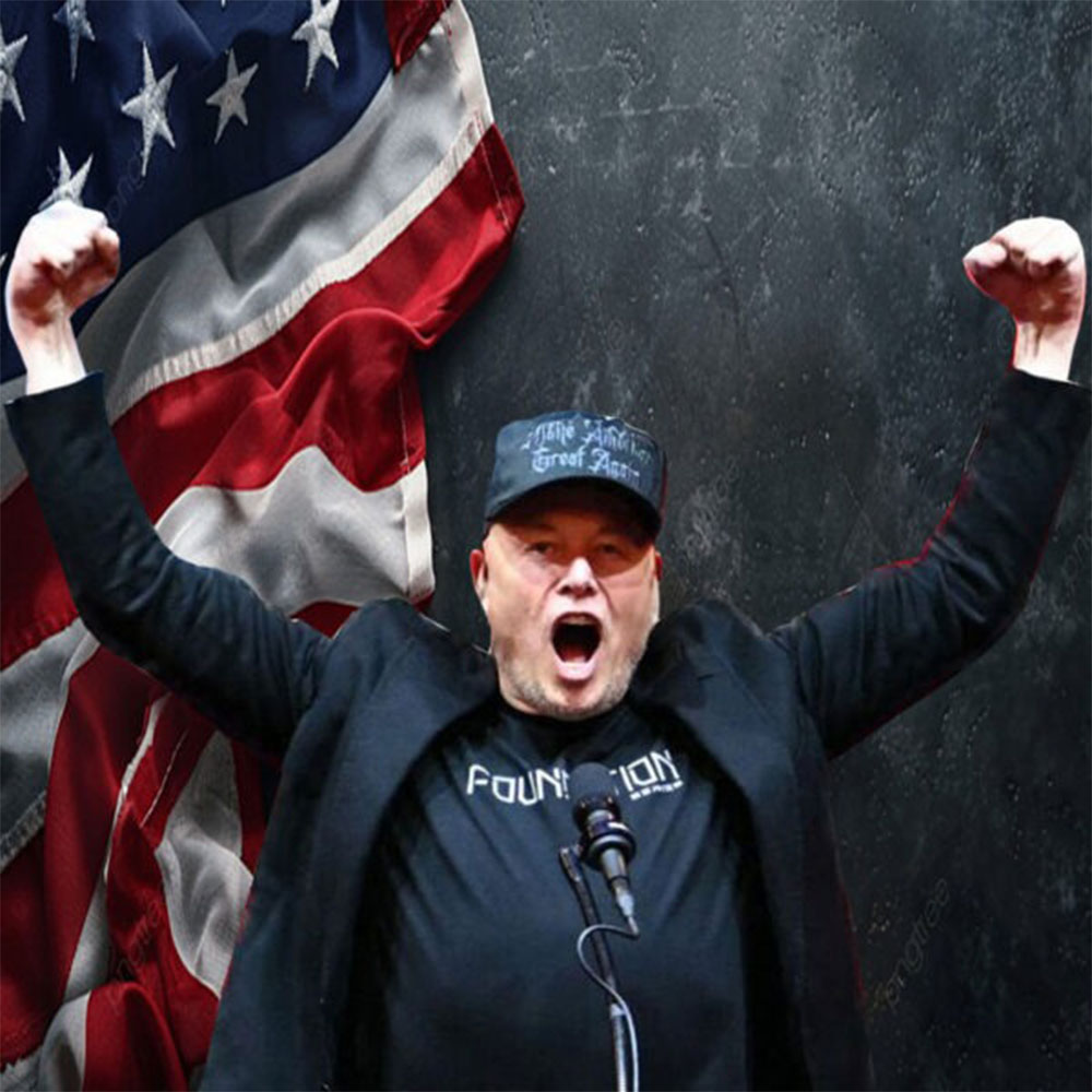 I'm Dark Gothic MAGA Hat Elon Musk Black Maga Hat I'm Dark Gothic MAGA Hat Elon Musk Black Maga Hat