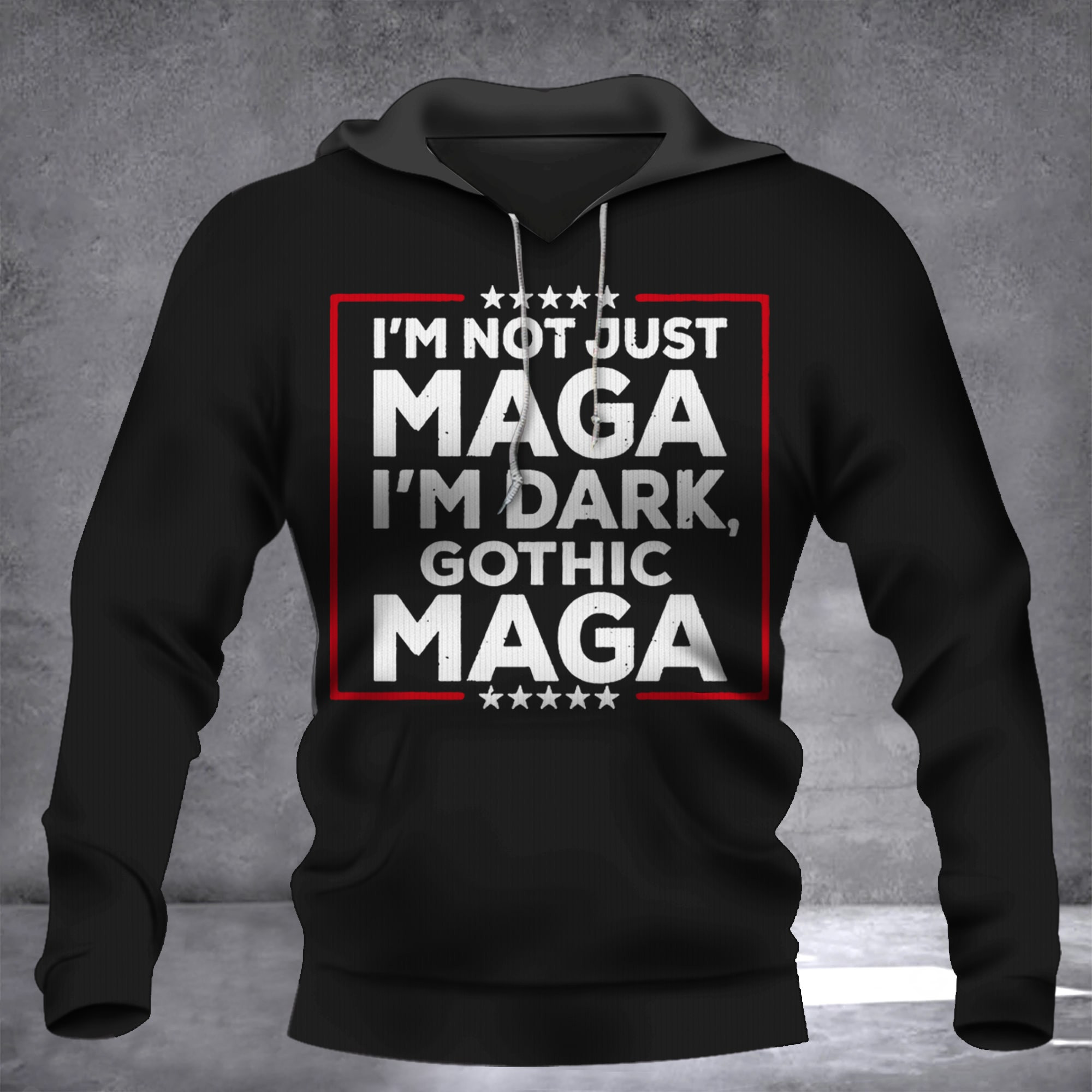 I'm Not Just Maga I'm Dark Gothic Maga Hoodie Black Make America Great Again Hoodie Elon Musk I'm Not Just Maga I'm Dark Gothic Maga Hoodie Black Make America Great Again Hoodie Elon Musk