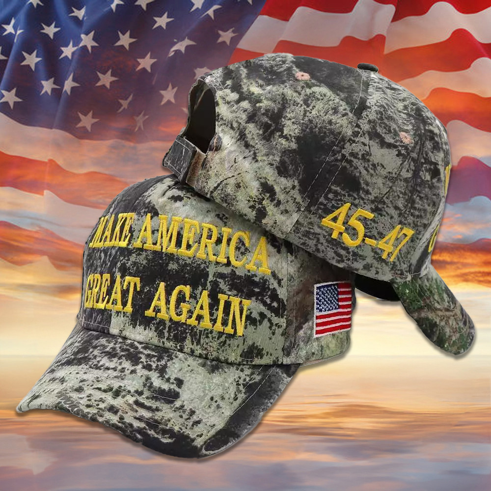 Make America Great Again Camo Hat Embroidered Trump 45-47 Hat Donald Trump Won Merch Make America Great Again Camo Hat Embroidered Trump 45-47 Hat Donald Trump Won Merch