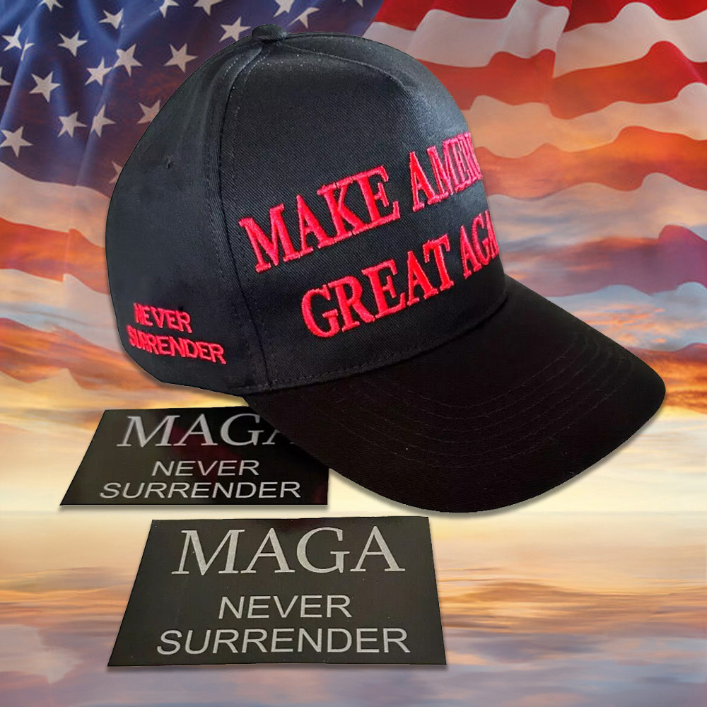 Make America Great Again Hat Embroidered Trump Victory Hat Never Surrender Donald Trump Merch Make America Great Again Hat Embroidered Trump Victory Hat Never Surrender Donald Trump Merch