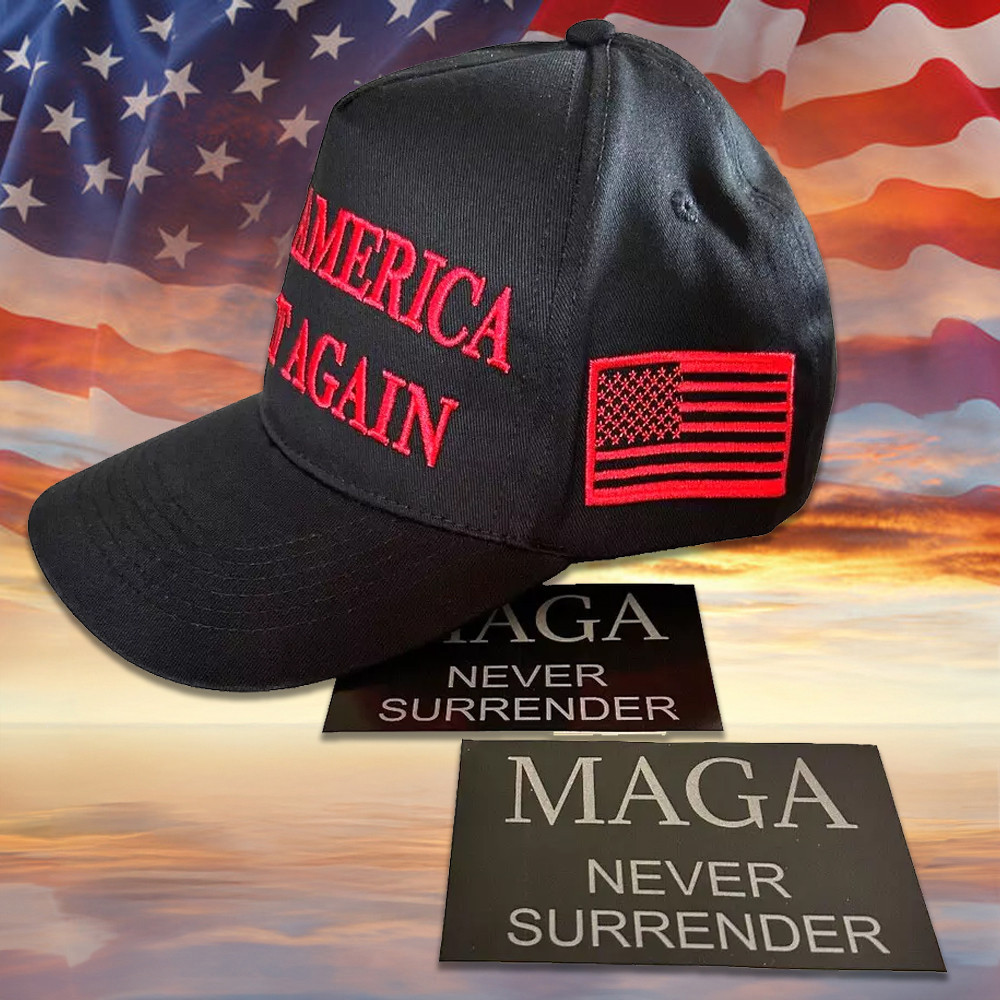 Make America Great Again Hat Embroidered Trump Victory Hat Never Surrender Donald Trump Merch Make America Great Again Hat Embroidered Trump Victory Hat Never Surrender Donald Trump Merch