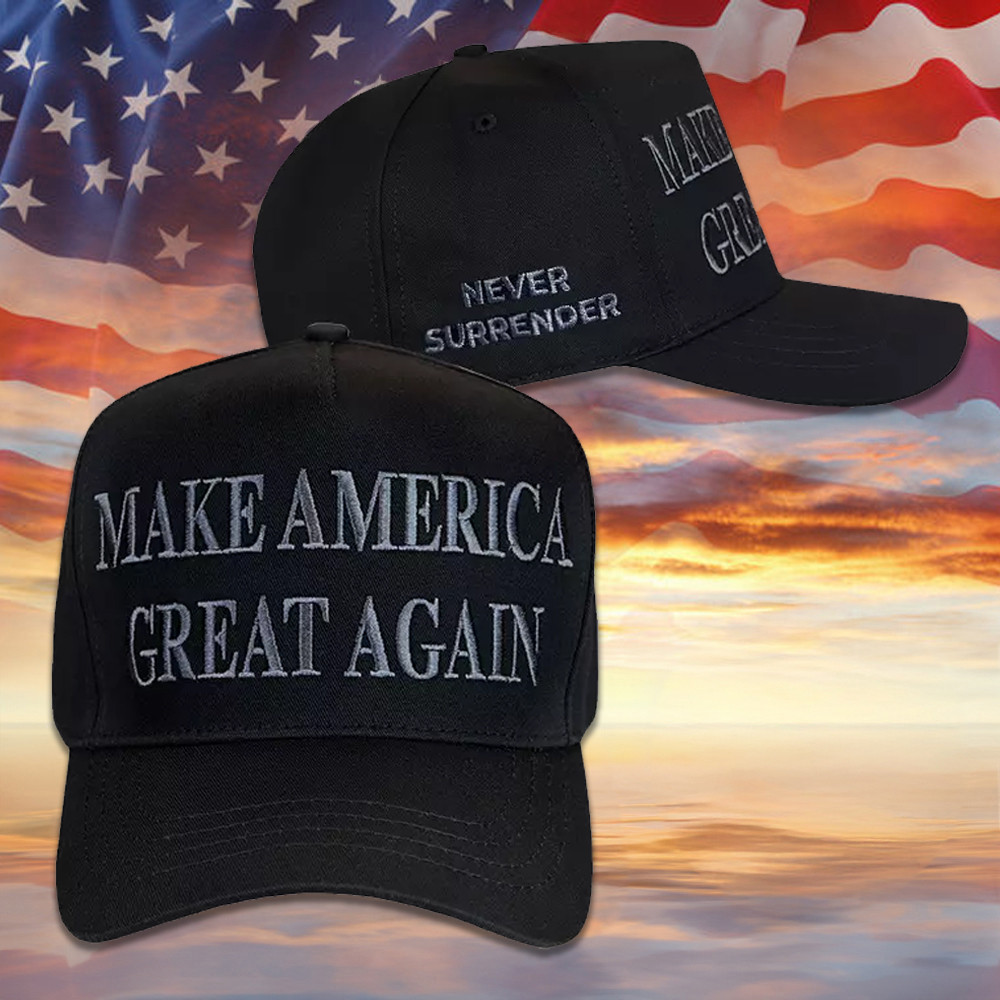 Make America Great Again Hat Embroidered Trump Win 45 47 Hat Never Surrender Merch Make America Great Again Hat Embroidered Trump Win 45 47 Hat Never Surrender Merch