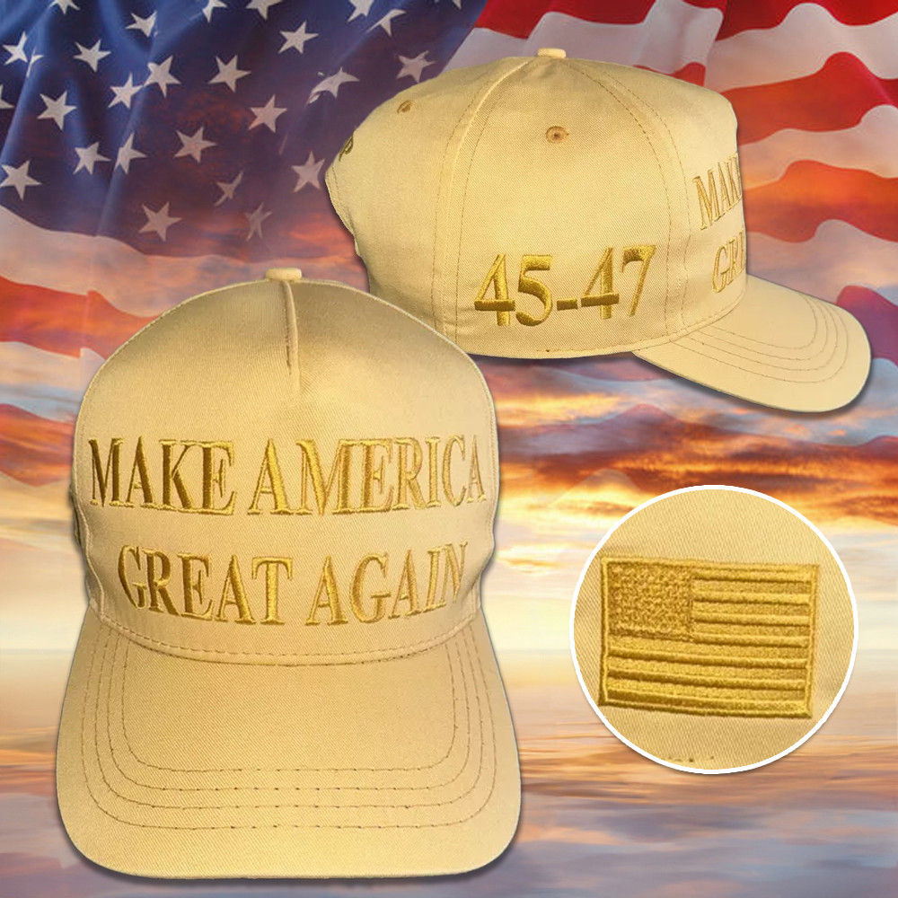 Trump Dark Maga Hat Embroidered Gold Make America Great Again Hat Donald Trump 45 47 Merch Trump Dark Maga Hat Embroidered Gold Make America Great Again Hat Donald Trump 45 47 Merch