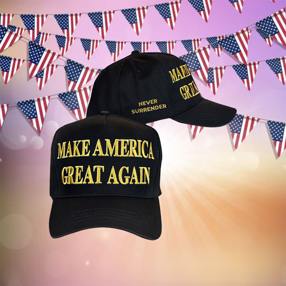 Trump Gold Dark MAGA Hat Donald Trump Black Dark Maga Hat For Supporters Trump Gold Dark MAGA Hat Donald Trump Black Dark Maga Hat For Supporters