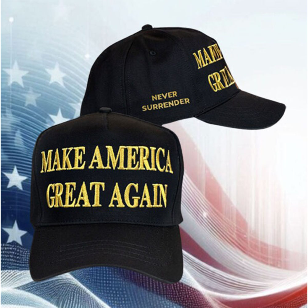 Trump MAGA Gold Dark Hat Black And Gold Maga Hat Trump MAGA Gold Dark Hat Black And Gold Maga Hat