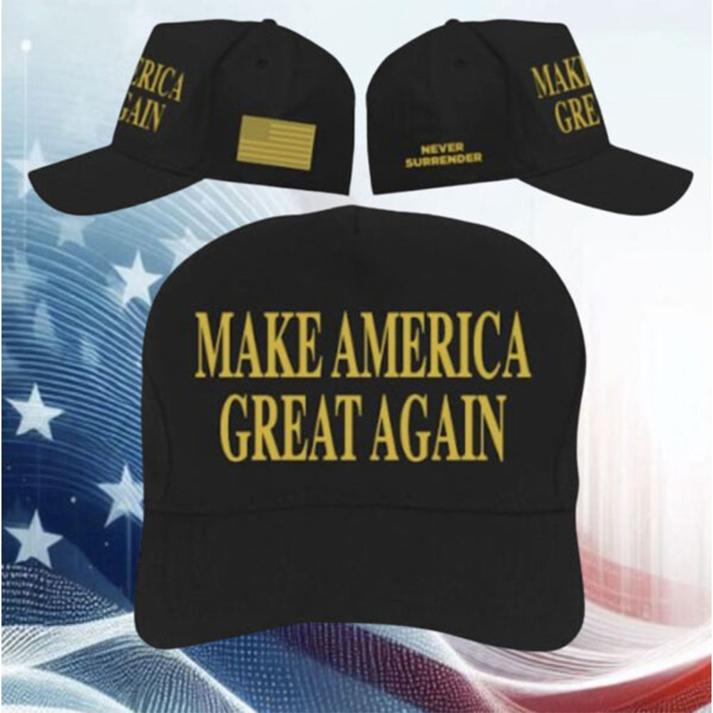 Trump MAGA Gold Dark Hat Black And Gold Maga Hat Trump MAGA Gold Dark Hat Black And Gold Maga Hat